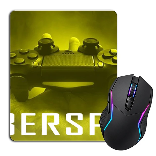Mouse pad with print Esports Gamepad And Hand