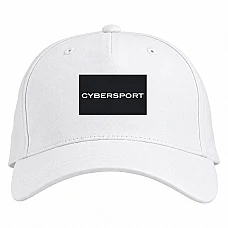 Baseball cap with Print Cybersport - white