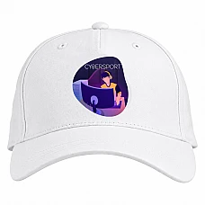 Baseball cap with Print Esports Players 2 - white