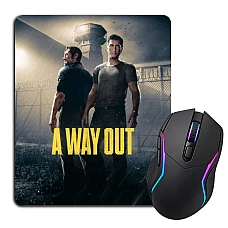 Mouse pad with print A Way Out Saver