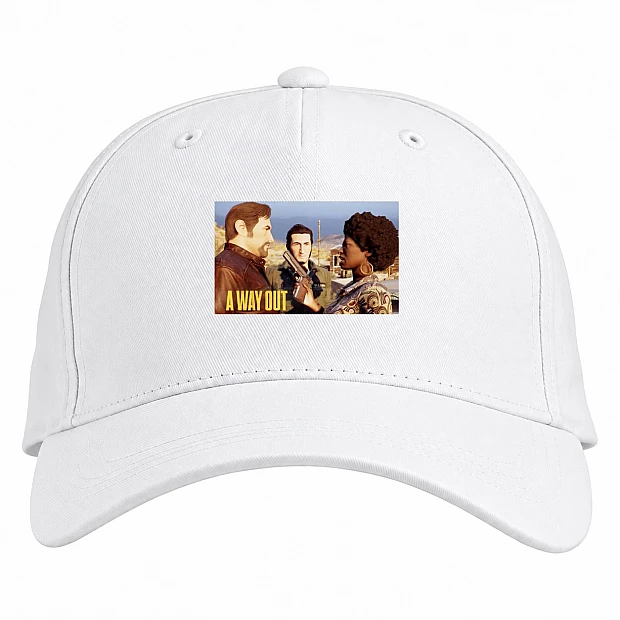 Baseball cap with Print A Way Out The Episode Of The Game - white