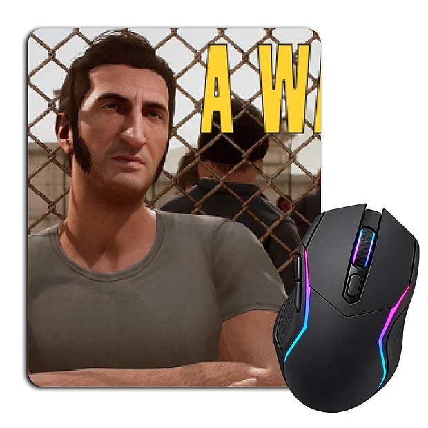 Mouse pad with print A Way Out Of The Game Episode 2