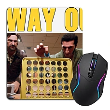 Mouse pad with print A Way Out Of The Game Episode 3