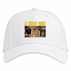 Baseball cap with Print A Way Out Of The Game Episode 3 - white