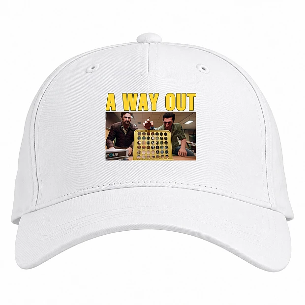 Baseball cap with Print A Way Out Of The Game Episode 3 - white