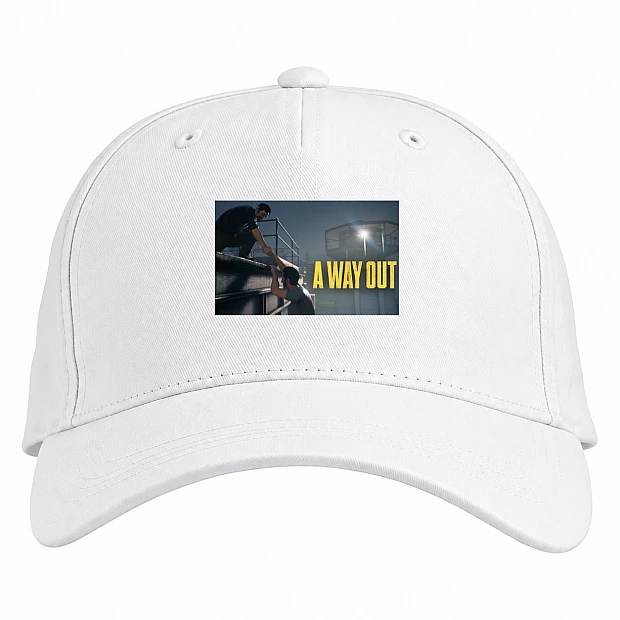 Baseball cap with Print A Way Out Of The Game Episode 4 - white