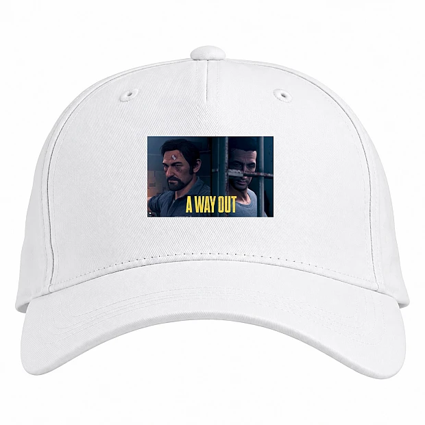 Baseball cap with Print A Way Out Of The Game Episode 5 - white