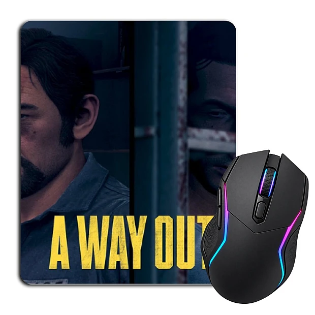Mouse pad with print A Way Out Of The Game Episode 5