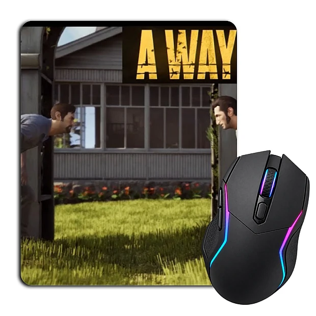 Mouse pad with print A Way Out Of The Game Episode 6