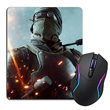 Mouse pad with print A Soldier With A Grenade