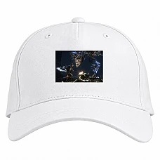 Baseball cap with Print Zobra - white