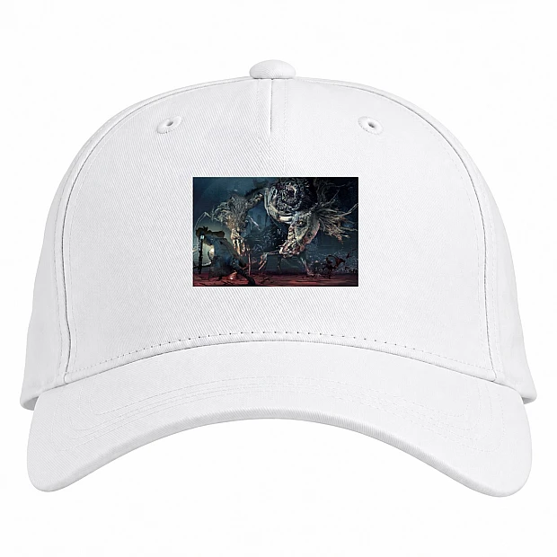 Baseball cap with Print The Old Hunters - white