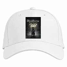 Baseball cap with Print The Main Character - white