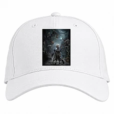 Baseball cap with Print The Protagonist And Bosses - white