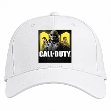 Baseball cap with Print Call Of Duty Saver - white