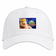 Baseball cap with Print World Championship - white