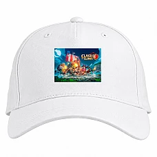 Baseball cap with Print Slash Of Slans Saver 2 - white