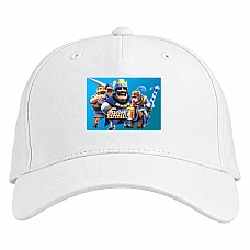 Baseball cap with Print Slash Royale Saver - white