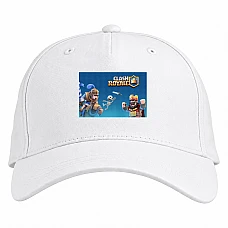 Baseball cap with Print Slash Royale King Skeleton And Rider - white