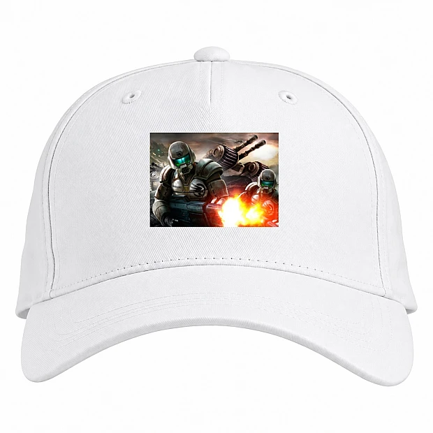 Baseball cap with Print Tiberium Wars - white