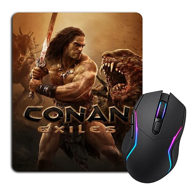 Mouse pad with print Conan And The Beast
