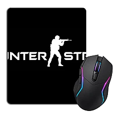 Mouse pad with print Counter Strike Logo
