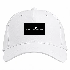 Baseball cap with Print Counter Strike Logo - white