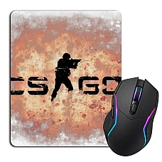 Mouse pad with print Cs Go Logo