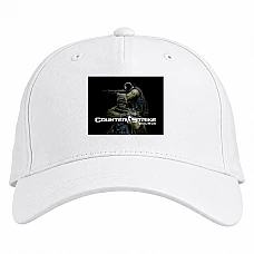 Baseball cap with Print Counter Strike Source - white