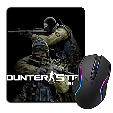Mouse pad with print Counter Strike Source