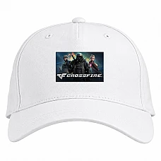 Baseball cap with Print Three Heroes - white