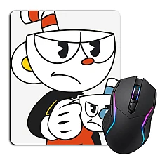 Mouse pad with print Cuphead Protagonist