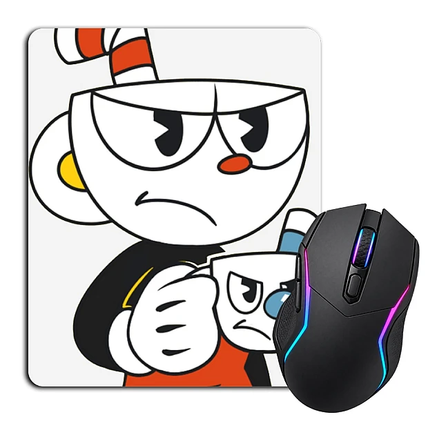 Mouse pad with print Cuphead Protagonist