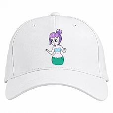 Baseball cap with Print Cuphead Cala Maria - white