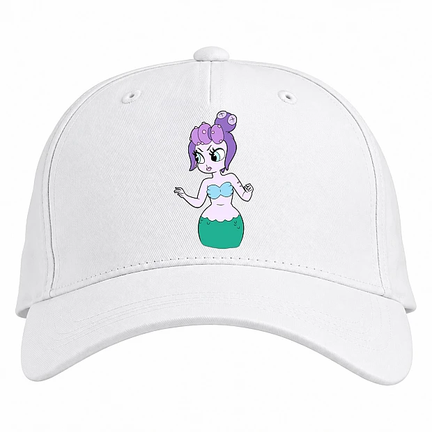 Бейсболка с принтом Капхед Cala Maria - белая