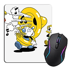 Mouse pad with print Cuphead Pacing Play