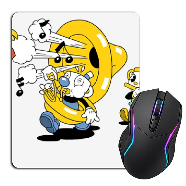 Mouse pad with print Cuphead Pacing Play