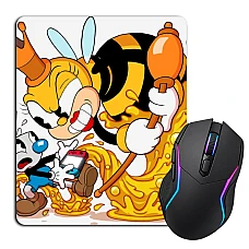 Mouse pad with print Cuphead Angry Bee