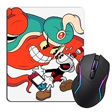 Mouse pad with print Cuphead Evil Genie
