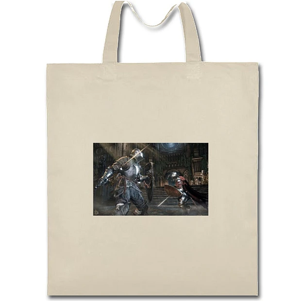 Eco bag with print Two Gallants - beige
