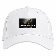 Baseball cap with Print Dark Souls 2 - white