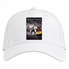 Baseball cap with Print Darksiders 3 Blades & Whip - white