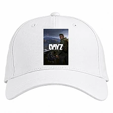 Baseball cap with Print Dayz Searched Hostage - white