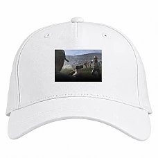 Baseball cap with Print Dayz Shooting Zombies - white