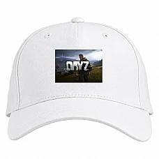 Baseball cap with Print Dayz With A Gun - white