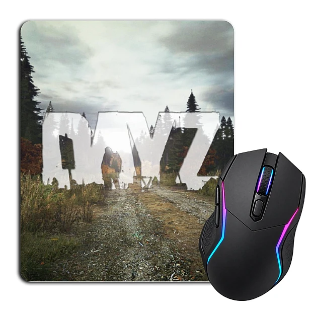 Mouse pad with print Dayz Road In The Woods