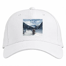 Baseball cap with Print Dayz Black Blood - white
