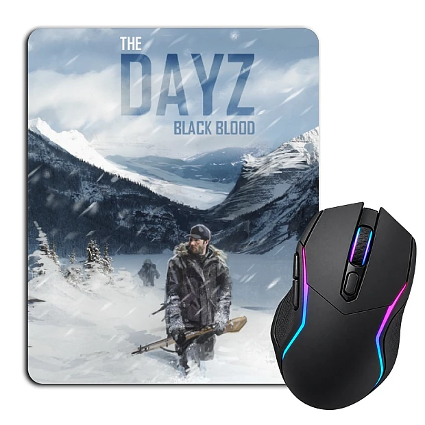 Mouse pad with print Dayz Black Blood