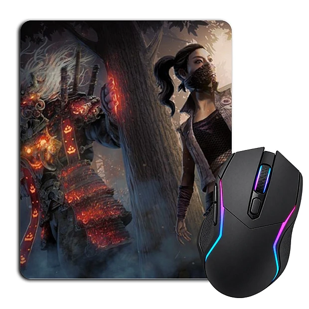 Mouse pad with print Dead By Daylight Samurai