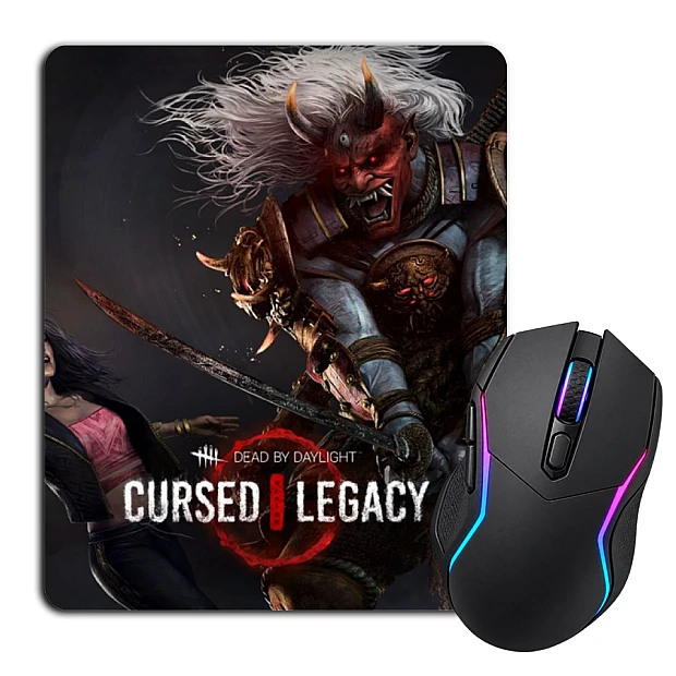 Mouse pad with print Dead By Daylight Cursed I Legacy